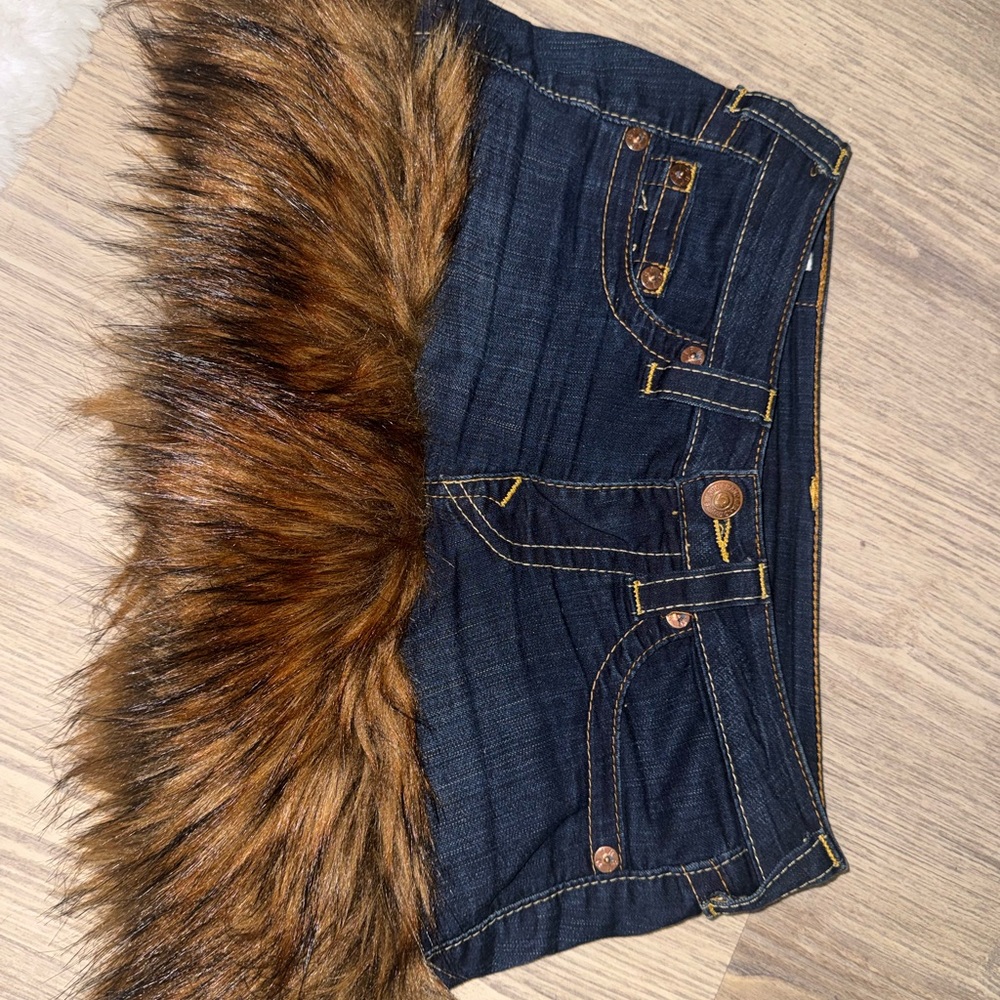 Y2K Custom True Religion denim skirt - Picture 2 of 5